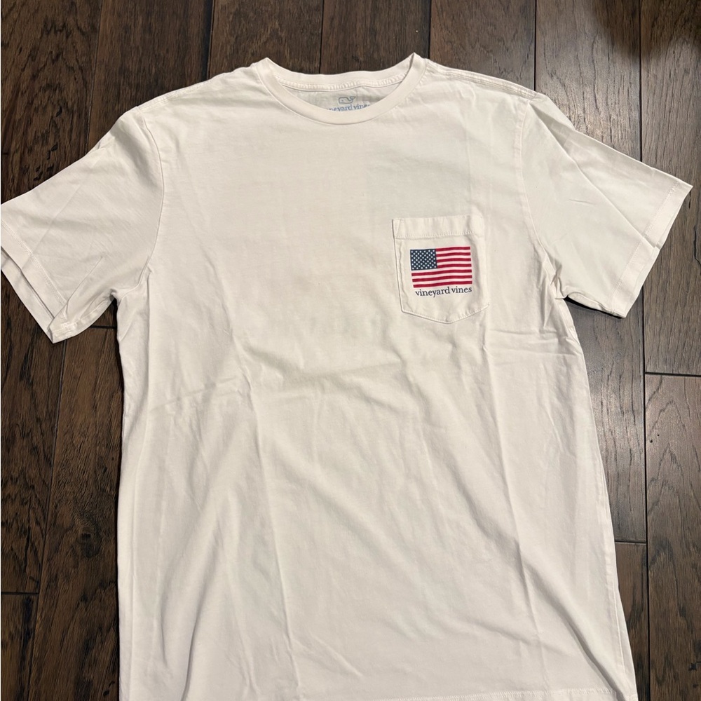Men’s USA Vineyard Vines T-shirt White Medium *GREAT CONDITION*